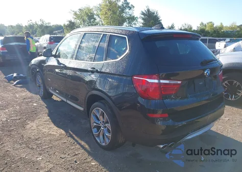 2017 BMW X3 xDrive28I из США, поврежденный, VIN 5UXWX9C39H0W74836